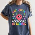 Happy Last Day Of School Student Graduation Women's Comfort Colors T-Shirt Denim