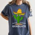 High School College Graduate Graduation Women's Comfort Colors T-Shirt Denim