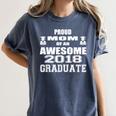 High School Graduation Mom T Shirt College Graduation Women's Comfort Colors T-Shirt Denim