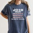 High School Graduation T Shirt College Graduation Women's Comfort Colors T-Shirt Denim