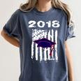 High School Graduation T Shirt Flag College Graduation Women's Comfort Colors T-Shirt Denim