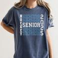 Hockey Senior Night Hockey Senior 2025 Graduation 50 Women's Comfort Colors T-Shirt Denim