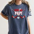 Hockey Senior Papi Graduation Class Of 2026 Kids Women's Comfort Colors T-Shirt Denim