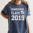 Homeschool Graduation Shirt Class Of 2019 T Shirt Women's Comfort Colors T-Shirt Denim