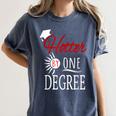 Hotter By One DEGREE Graduation Shirt For Her Him 2018 Women's Comfort Colors T-Shirt Denim