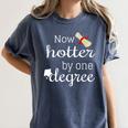 Now Hotter By One DEGREE Graduation Shirt For Her Him 2018 Women's Comfort Colors T-Shirt Denim