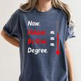 Now Hotter By One Degree Shirt Graduation For Her 2020 Women's Comfort Colors T-Shirt Denim