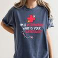 I'm A Veterinarian Vet Student Graduation Women's Comfort Colors T-Shirt Denim
