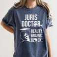 Juris Doctor Of Jurisprudence Law School Graduation Women's Comfort Colors T-Shirt Denim