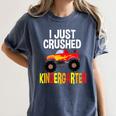 I Just Crushed Kindergarten Monster Graduation Shirt Women's Comfort Colors T-Shirt Denim