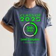 Kids Kids 5th Grade Graduation Video Game Women's Comfort Colors T-Shirt Denim