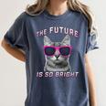 Kids Cool Future Is Bright Kids Graduation Or Birthday Women's Comfort Colors T-Shirt Denim