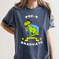 Kids Dinosaur Pre-K Graduation TShirt Kids Preschool Graduation Women's Comfort Colors T-Shirt Denim