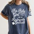 Kids Girls Kindergarten Graduation Outfit Women's Comfort Colors T-Shirt Denim