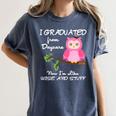 Kids I Graduated From Daycare Graduation T-Shirt For Girls Women's Comfort Colors T-Shirt Denim