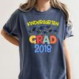 Kids Kindergarten Graduation Graduate Shirt Women's Comfort Colors T-Shirt Denim