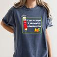 Kids Kindergarten Graduation Humor I'm So Smart I Graduated Women's Comfort Colors T-Shirt Denim