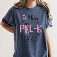 Kids Miss Pre-K Grad Graduation Shirt Cute School Tees Women's Comfort Colors T-Shirt Denim