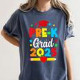 Kids Pre-K Grad 2025 Preschool Graduation 2025 Women's Comfort Colors T-Shirt Denim