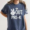 Kids Pre-K Graduation Kids Toddlers Women's Comfort Colors T-Shirt Denim