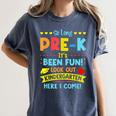 Kids So Long PRE-K It's Been Fun Graduation Women's Comfort Colors T-Shirt Denim