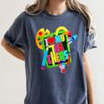 Kids Teens Graduation I Heart My Teachers I Love My Teachers Women's Comfort Colors T-Shirt Denim