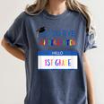 Kindergarten To 1st Grade Graduation T Shirt Women's Comfort Colors T-Shirt Denim