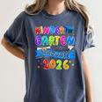 Kindergarten Graduate Kindergarten Class Of 2026 Graduation Women's Comfort Colors T-Shirt Denim