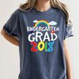 Kindergarten Graduation 2018 Last Day Of School Women's Comfort Colors T-Shirt Denim