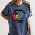 Kindergarten Graduation 2024 Graduate Last Day Of School Women's Comfort Colors T-Shirt Denim