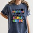 Kindergarten Graduation Graduate 1st Grade Here I Come Kids Women's Comfort Colors T-Shirt Denim