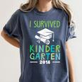 Kindergarten Graduation Graduate t Shirt 2018 Women's Comfort Colors T-Shirt Denim
