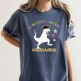 Kindergarten Graduation Shirt 2019 Dinosaur Graduate Party Women's Comfort Colors T-Shirt Denim