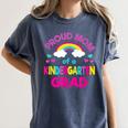 Kindergarten Graduation Shirt Mom For Girl Graduate Tee Women's Comfort Colors T-Shirt Denim