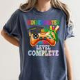 Kindergarten Level Complete Last Day Of School Graduation Women's Comfort Colors T-Shirt Denim