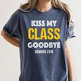Kiss My Class Goodbye Shirt 2019 Graduation Shirt Women's Comfort Colors T-Shirt Denim
