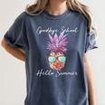 Last Day Of School Shirt Teacher Tee Graduation Men Women Kids Women's Comfort Colors T-Shirt Denim