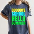 Last Day Of School Shirt Teacher Tee Graduation Women's Comfort Colors T-Shirt Denim