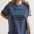 Lawyer Definition Quote Attorney Student Graduation Women's Comfort Colors T-Shirt Denim