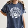 LDS Seminary Graduation Alarm Clock Mormon Shirt Women's Comfort Colors T-Shirt Denim