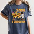 Let's Taco Bout A Graduation Graduation Party Women's Comfort Colors T-Shirt Denim