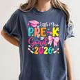 Little Miss Pre-K Grad 2026 Preschool Graduation Kids Girls Women's Comfort Colors T-Shirt Denim