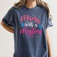 Mama With A Masters Degree Mom Graduation Mother's Day Women's Comfort Colors T-Shirt Denim