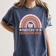 MASTER OF EDUCATION ROCK Master Graduation Women's Comfort Colors T-Shirt Denim
