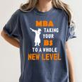 Masters Degree Graduation Shirt For MBA Grad Student Women's Comfort Colors T-Shirt Denim