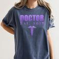 Medical Student Shirt Doctor Graduation Tshirt MD DO Degree Women's Comfort Colors T-Shirt Denim