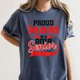 Mom Class Of 2019 Senior Graduation T-Shirt High School Women's Comfort Colors T-Shirt Denim