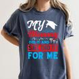 My Mommy Did It And She Did It For Me Mom Nurse Graduation Women's Comfort Colors T-Shirt Denim