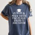 Musical Theater Major Graduation Women's Comfort Colors T-Shirt Denim