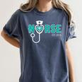 New Grad Nurse Graduation For RN & LPN Women's Comfort Colors T-Shirt Denim